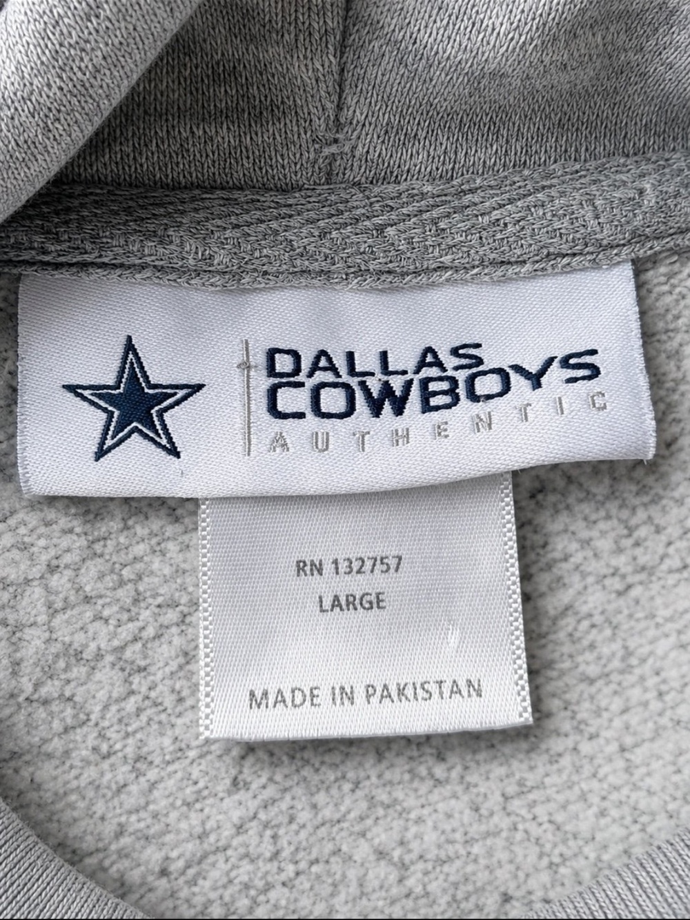 Dallas Cowboys Men's Gray Pullover Hoodie - Picture 2 of 2